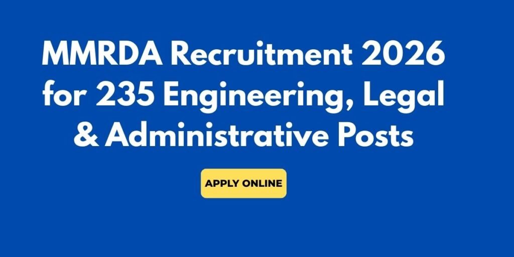 MMRDA Recruitment 2026