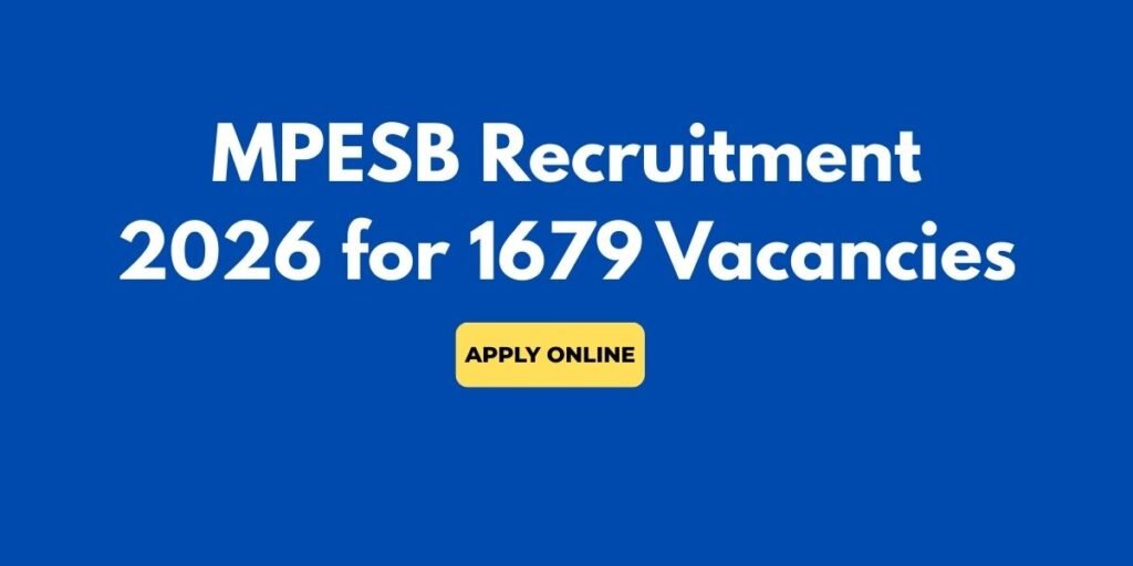 MPESB Recruitment 2026