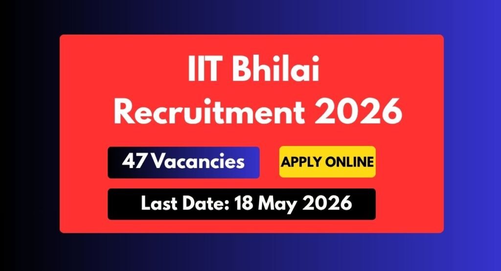 IIT Bhilai Recruitment 2026