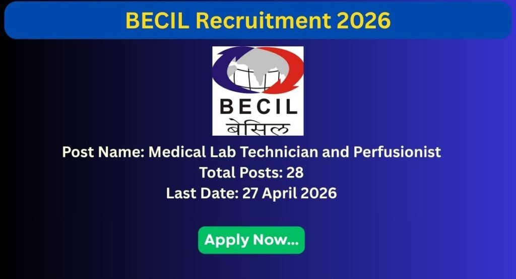 BECIL Recruitment 2026