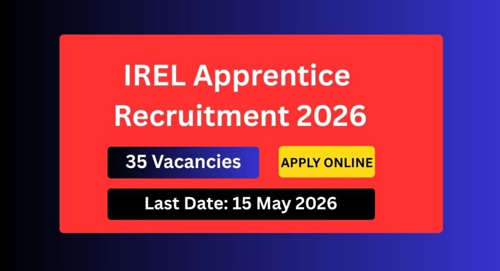 IREL Apprentice Recruitment 2026