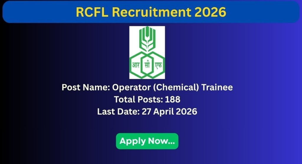 RCFL Recruitment 2026