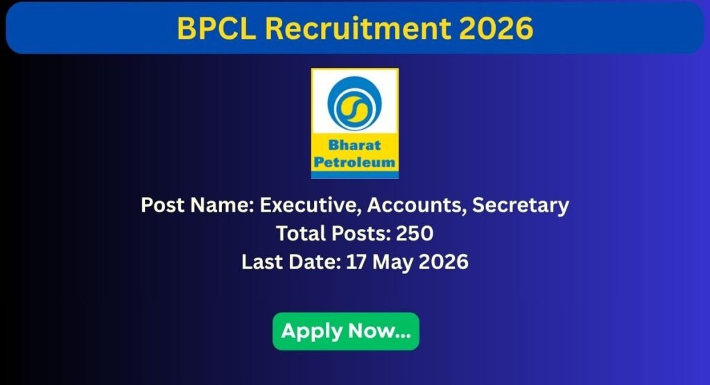 BPCL Recruitment 2026
