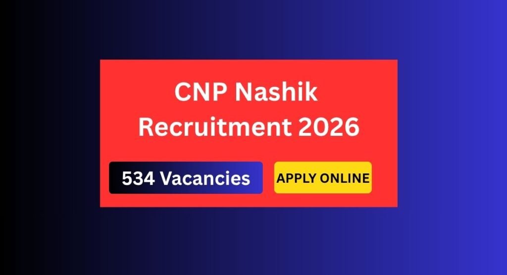CNP Nashik Recruitment 2026