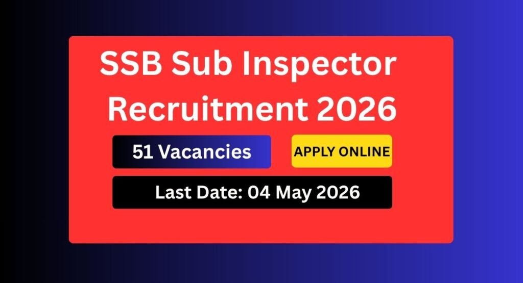 SSB Sub Inspector Recruitment