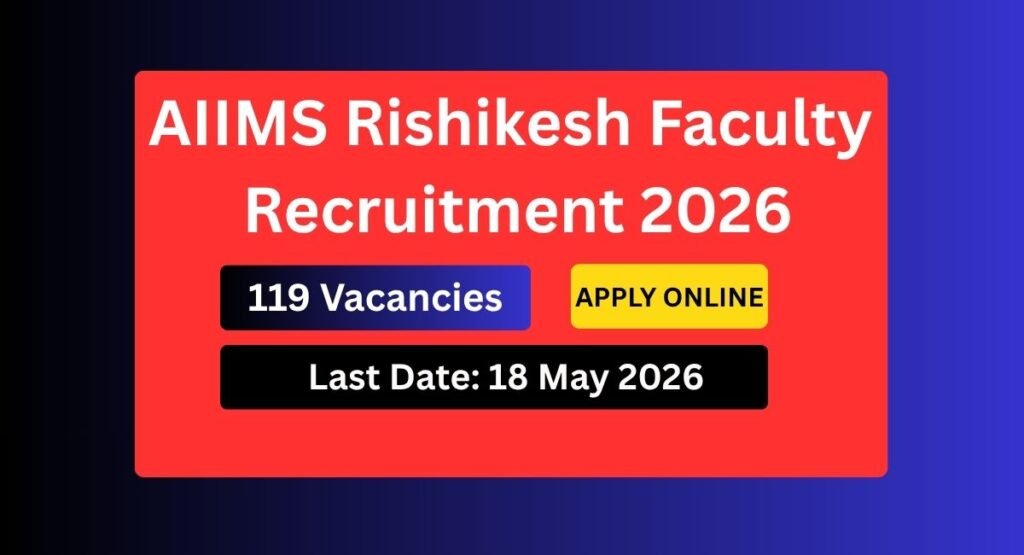 AIIMS Rishikesh Faculty Recruitment