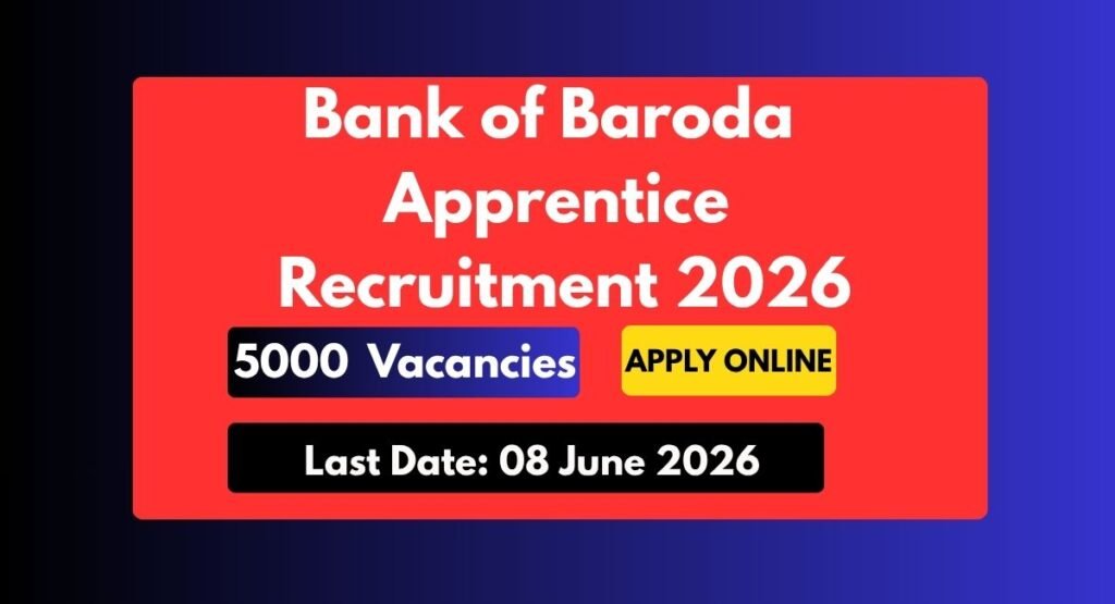 Bank of Baroda Apprentice Recruitment 2026