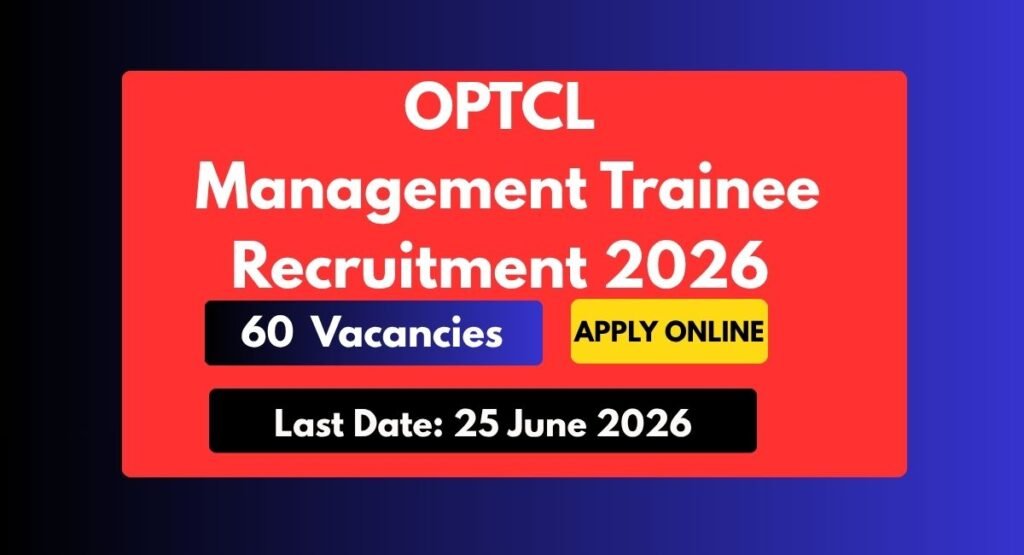 OPTCL Management Trainee Recruitment 2026