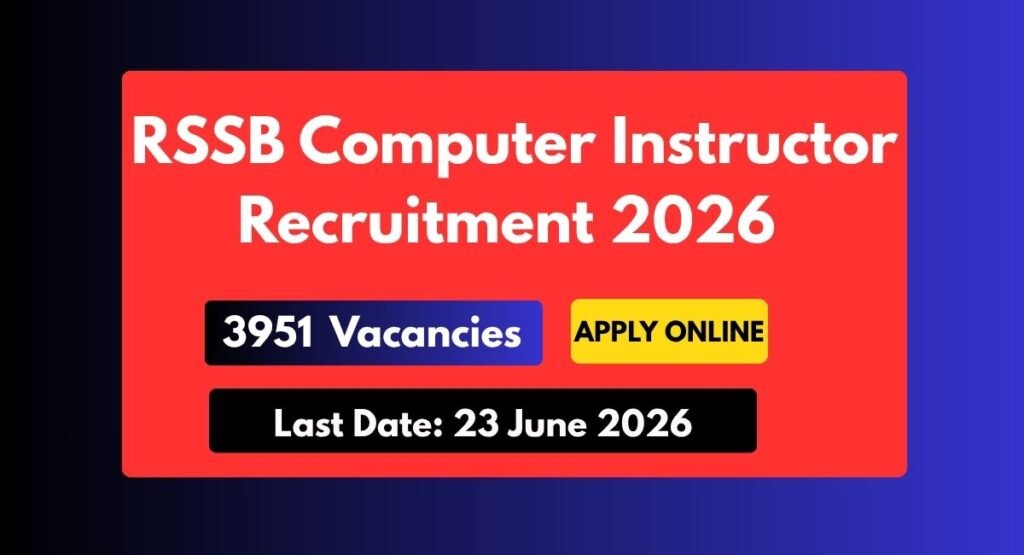 RSSB Computer Instructor Recruitment 2026