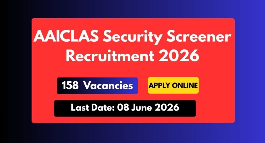 AAICLAS Security Screener Recruitment 2026